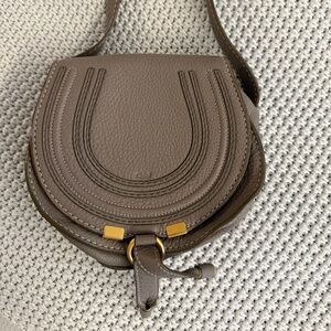 Chloe Marcie Small Crossbody Bag in Grained Calfskin